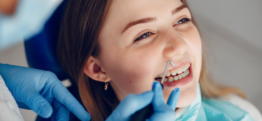 Преимущества сапфировых брекетов