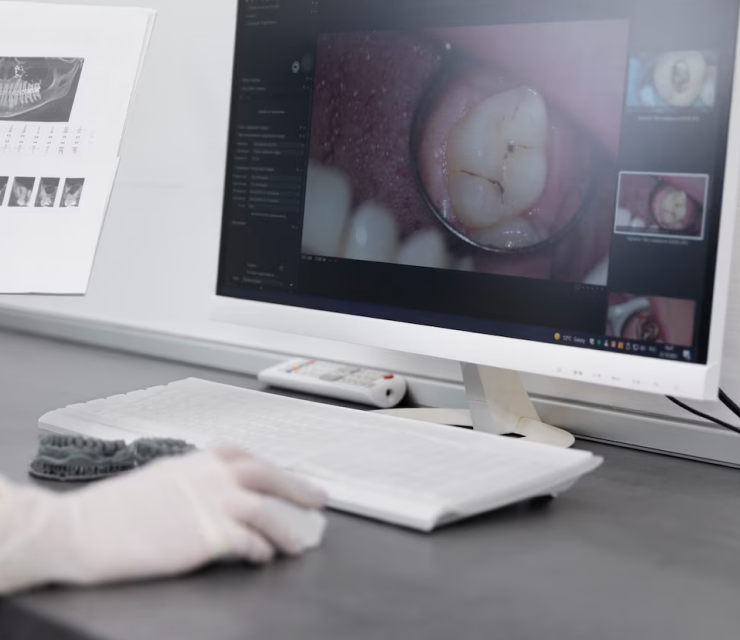 Этапы компьютерной томографии зубов